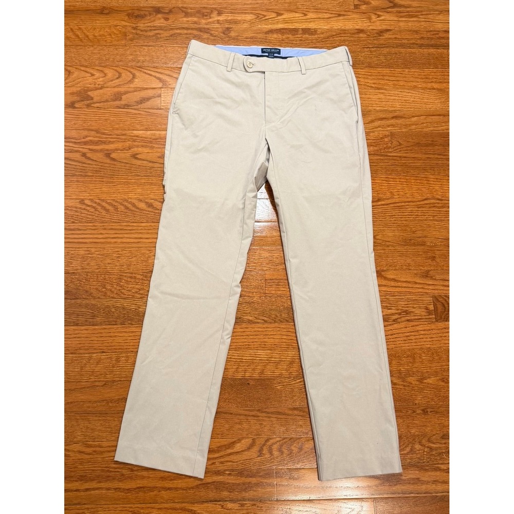 Peter Millar Surge Performance Pants Mens 31x29 OAT Tailored Fit Golf Chino